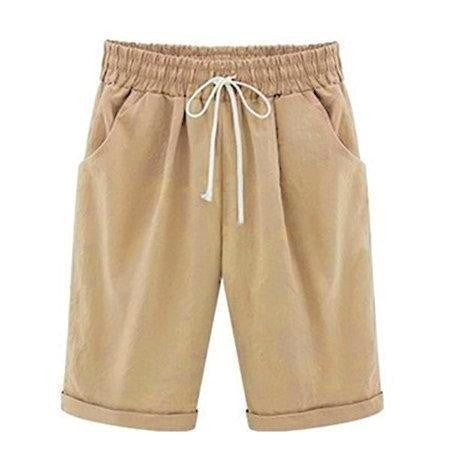 🔥🔥Limited time sale Women's Casual Loose-Fit Cotton Summer Shorts with Pockets