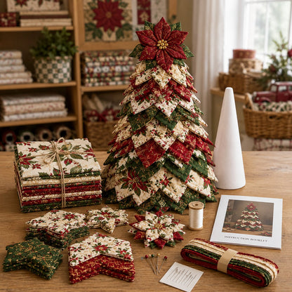 New Products 50 %OFF -- 🌲DIY Quilted Santa Christmas Tree Kit
