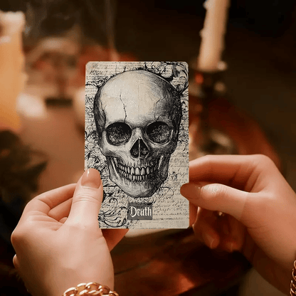 🔥Last Day 49% OFF - 💀🖤Vintage Gothic Tarot Cards Set - 78 Tarot Cards Deck