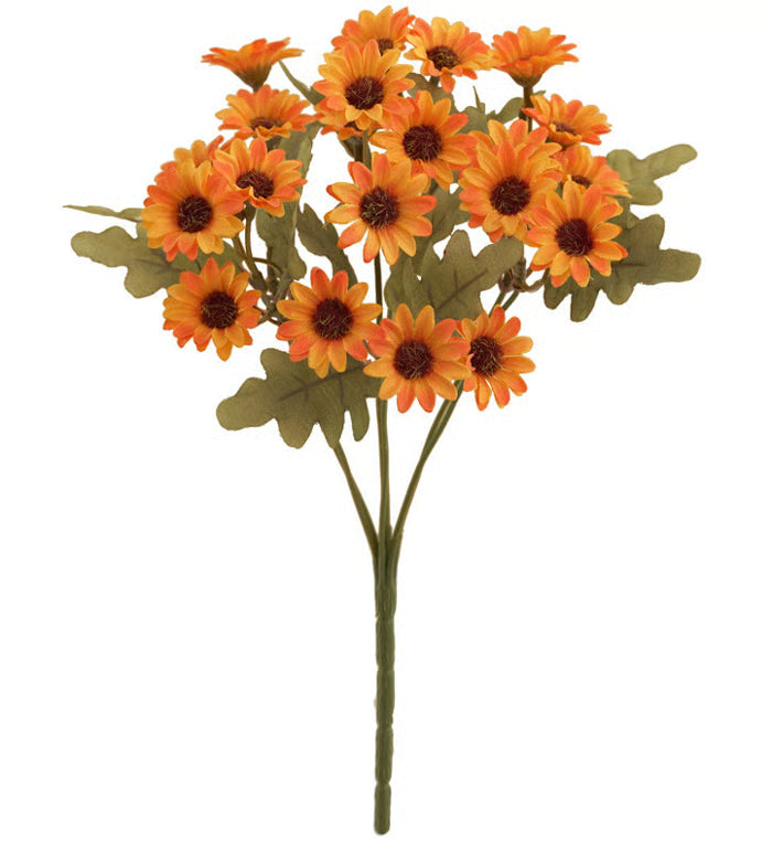💥Last Day 70% OFF🌼- Artificial Outdoor Sunset Mums Flowers - UV resistant, Waterproof, Windproof