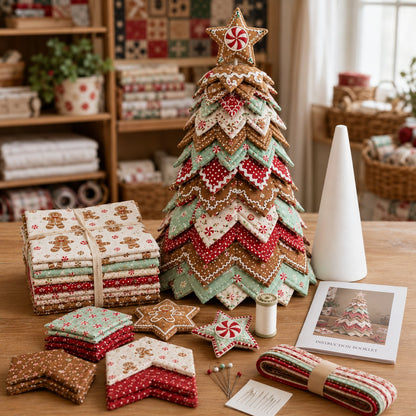 New Products 50 %OFF -- 🌲DIY Quilted Santa Christmas Tree Kit
