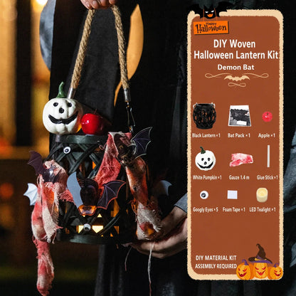Free shipping🎃DIY Light-Up Halloween Trick-or-Treat Basket Kit👻 Let Kids Create the Basket They’ll Proudly Carry on Halloween Night! ✨