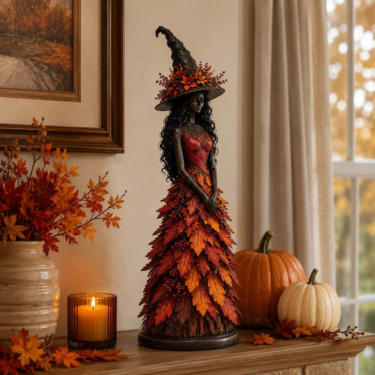 🔥LAST DAY 50% OFF - 🧙‍♀️Enchanted Autumn Witch Figurine (📦Buy 2 Free Shipping)