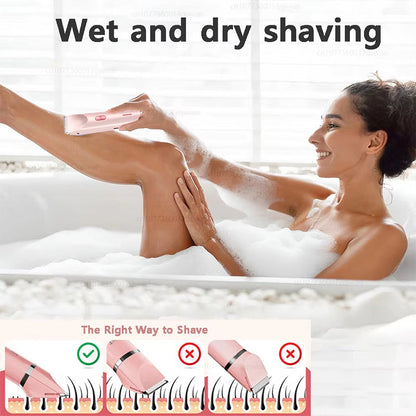 ✨✨Double-headed shaver, unisex pubic hair trimmer, hair clipper, hair removal device.