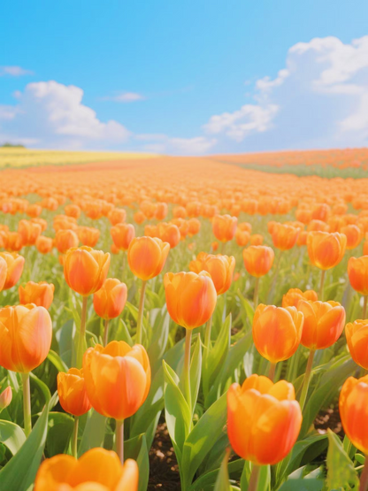 🌷 Rare Flame Bird Tulips - Bulb Plants