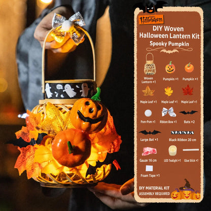 Free shipping🎃DIY Light-Up Halloween Trick-or-Treat Basket Kit👻 Let Kids Create the Basket They’ll Proudly Carry on Halloween Night! ✨