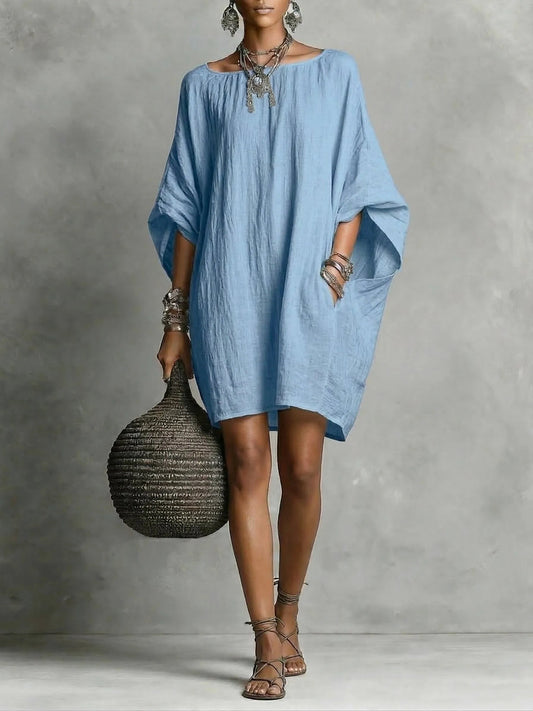 🌿🌿Casual cotton and linen dress🌿🌿