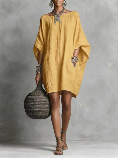 🌿🌿Casual cotton and linen dress🌿🌿