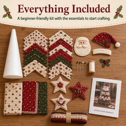 New Products 50 %OFF -- 🌲DIY Quilted Santa Christmas Tree Kit