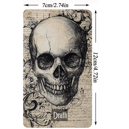 🔥Last Day 49% OFF - 💀🖤Vintage Gothic Tarot Cards Set - 78 Tarot Cards Deck
