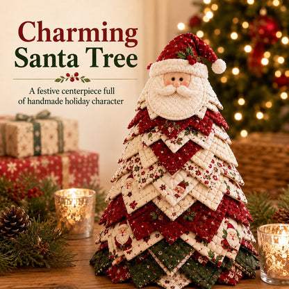 New Products 50 %OFF -- 🌲DIY Quilted Santa Christmas Tree Kit
