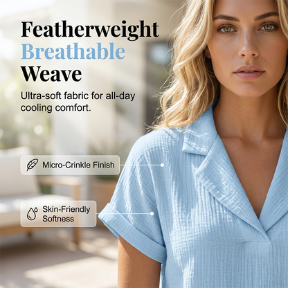 🌿🌿Women's Loose Fit Summer Knit Tee🌿🌿