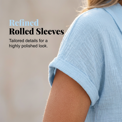 🌿🌿Women's Loose Fit Summer Knit Tee🌿🌿