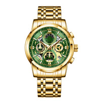 Gold Case with Green Dial